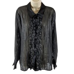 Simonton Says dressy black blouse